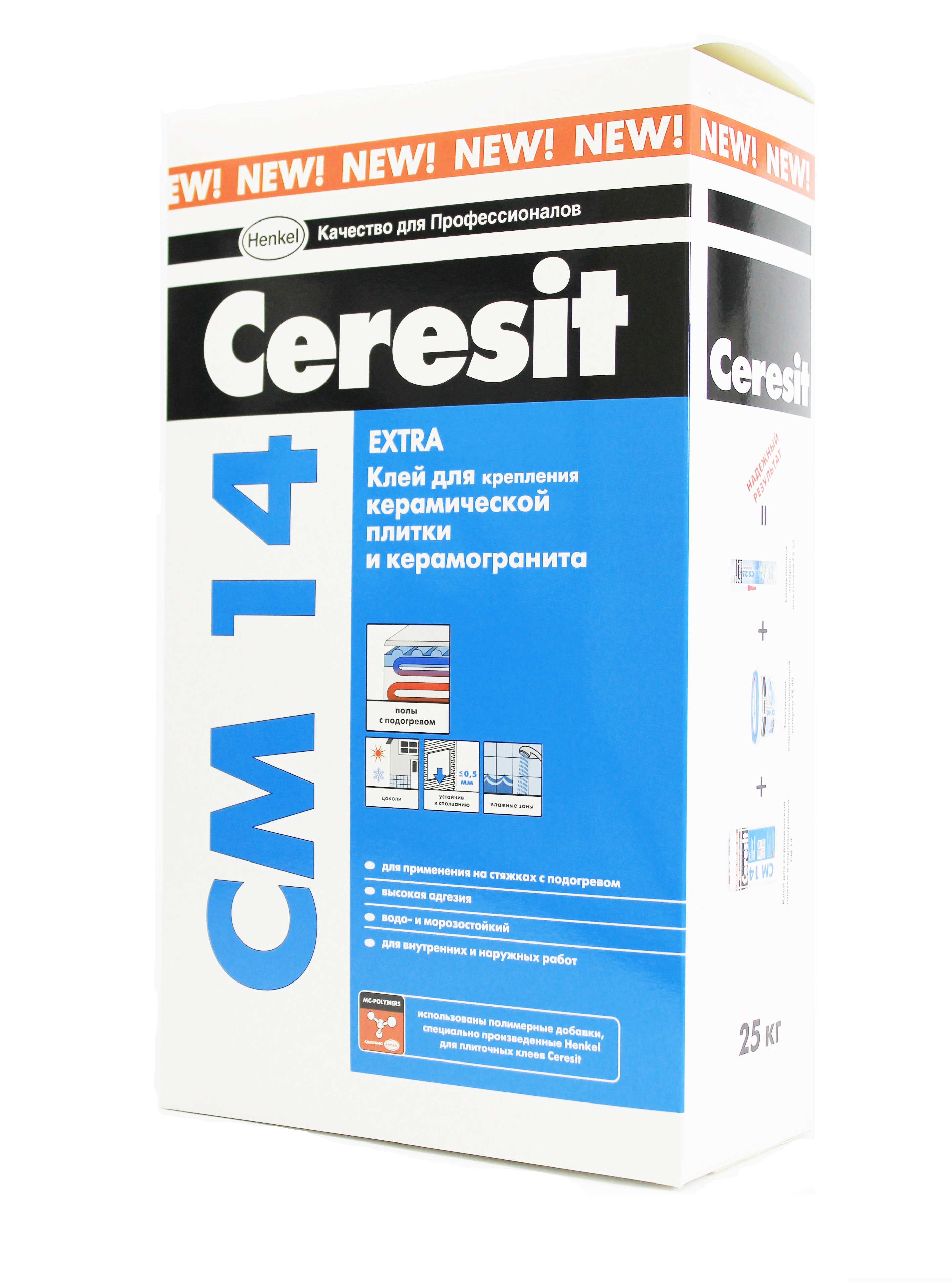 Ceresit CM 14 Extra, 25 кг, Клей для плитки