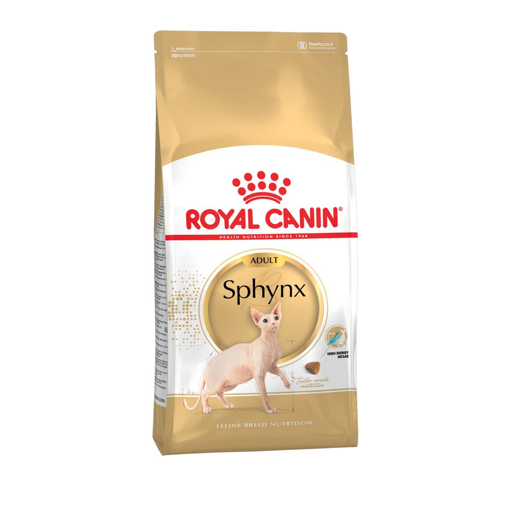 Royal Canin Sphynx Adult корм для кошек породы сфинкс старше 12 месяцев, 10 кг