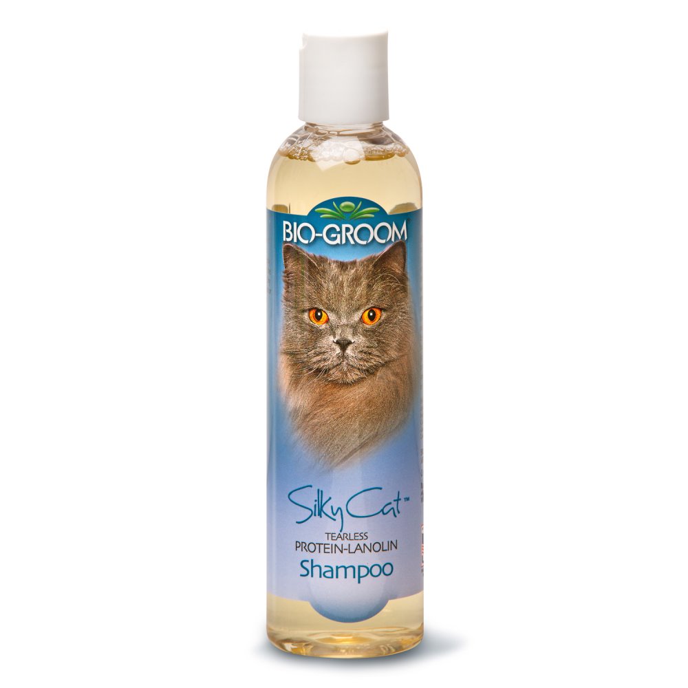 Bio-Groom Silky Cat Кондиционирующий шампунь для кошек с протеином и ланолином, 237 мл