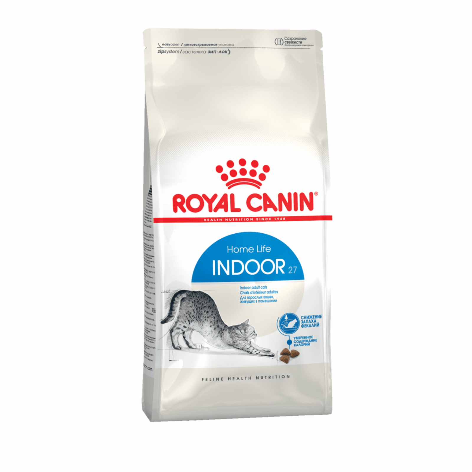 Royal Canin корм сухой сбалансированный для взрослых кошек, живущих в помещении, Indoor 27 (400 г)