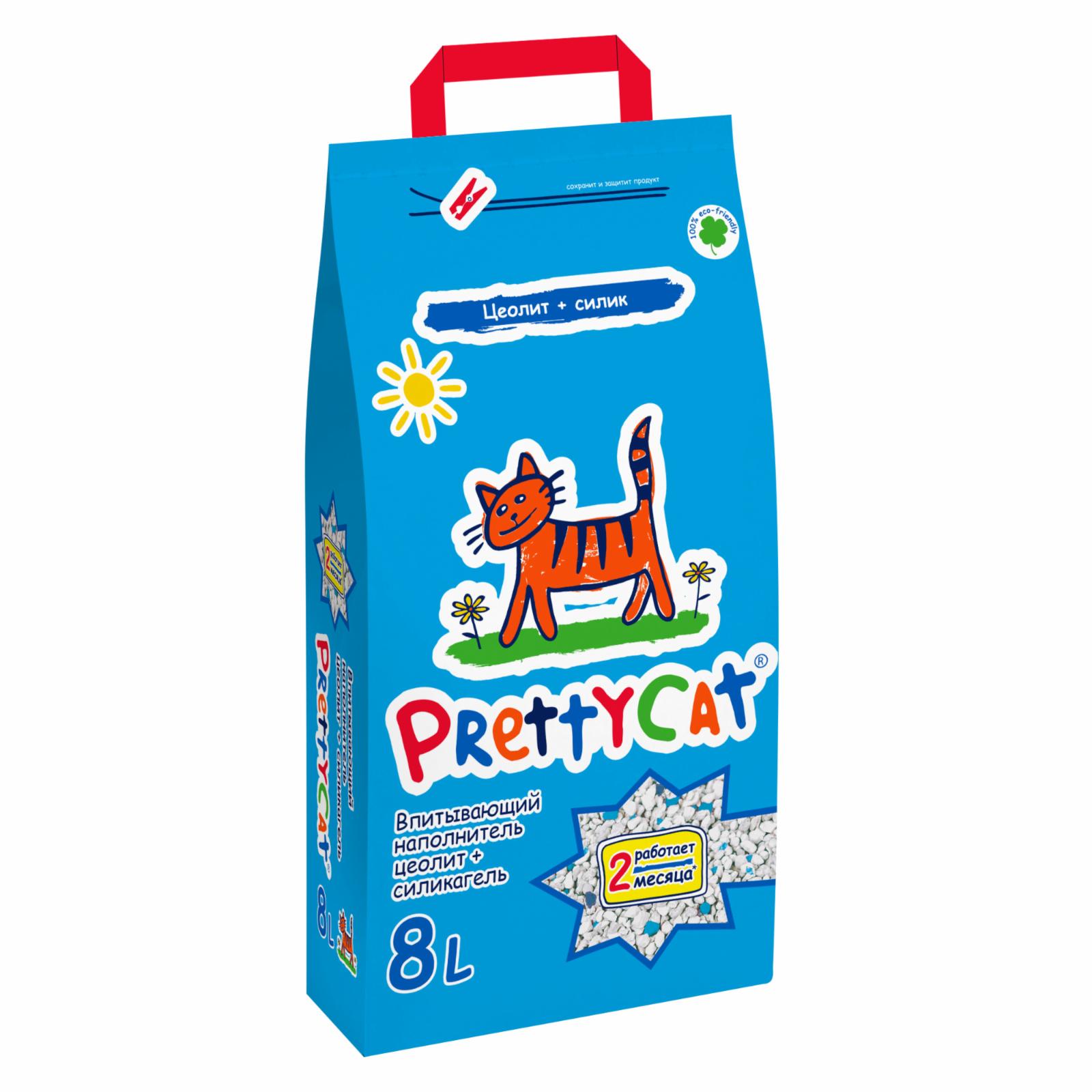 Pretty Cat наполнитель впитывающий для кошачьих туалетов 8л (10 кг)