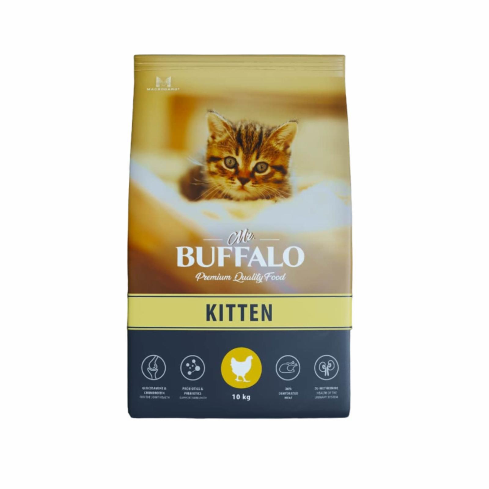   Petshop Mr.Buffalo сухой корм с курицей для котят (400 г)