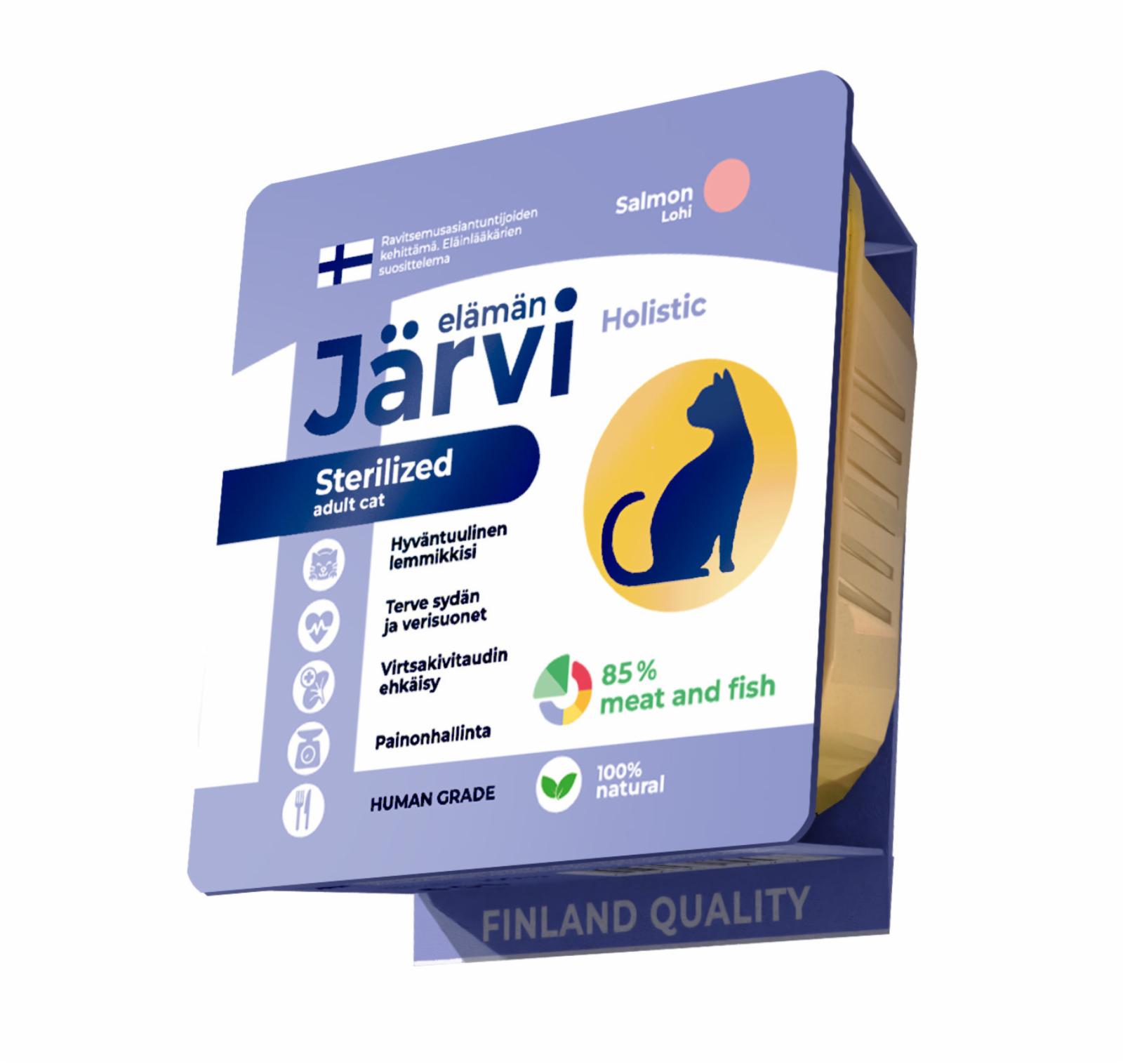 Jarvi паштет с лососем для стерилизованных кошек (100 г)