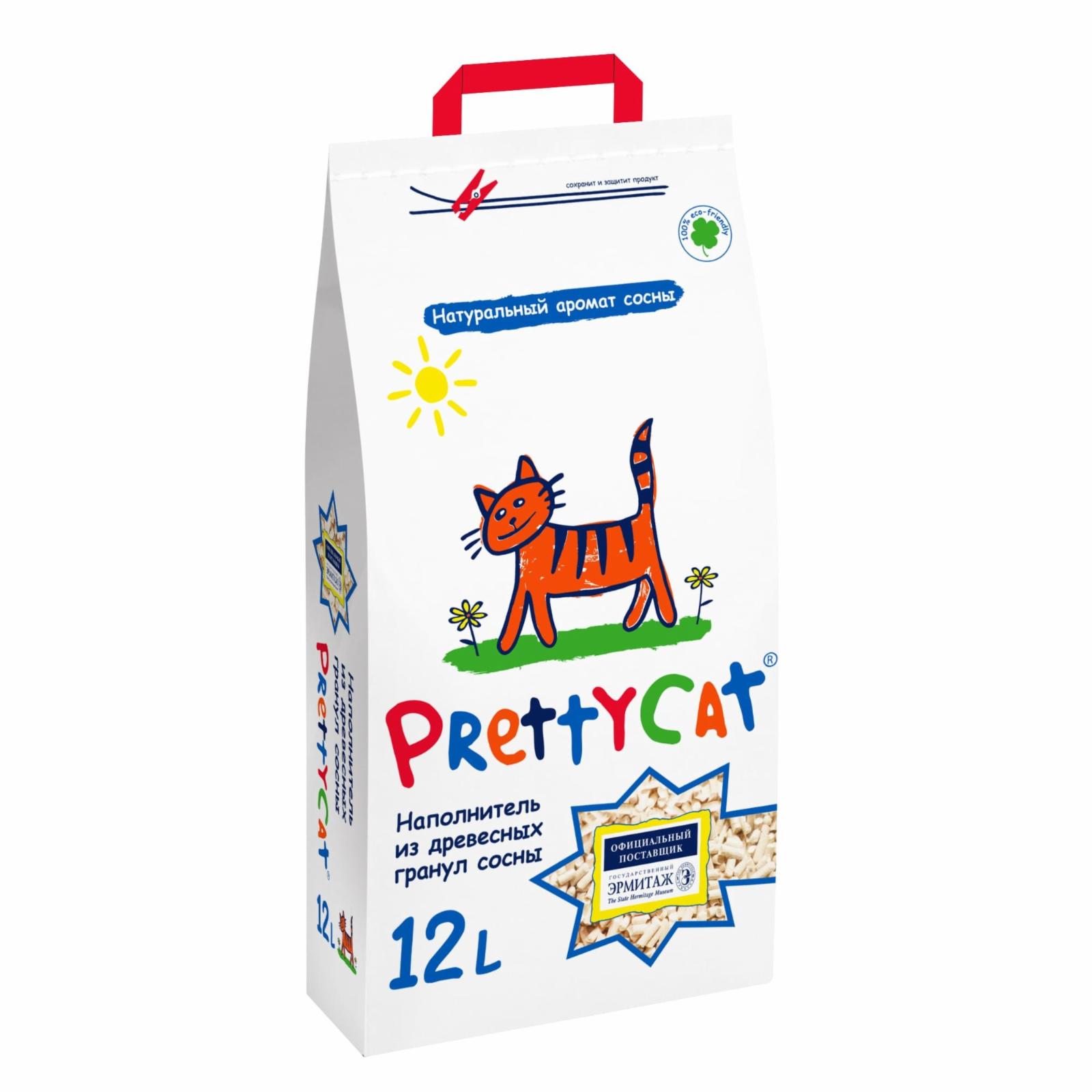   Petshop Pretty Cat древесный наполнитель (2 кг)