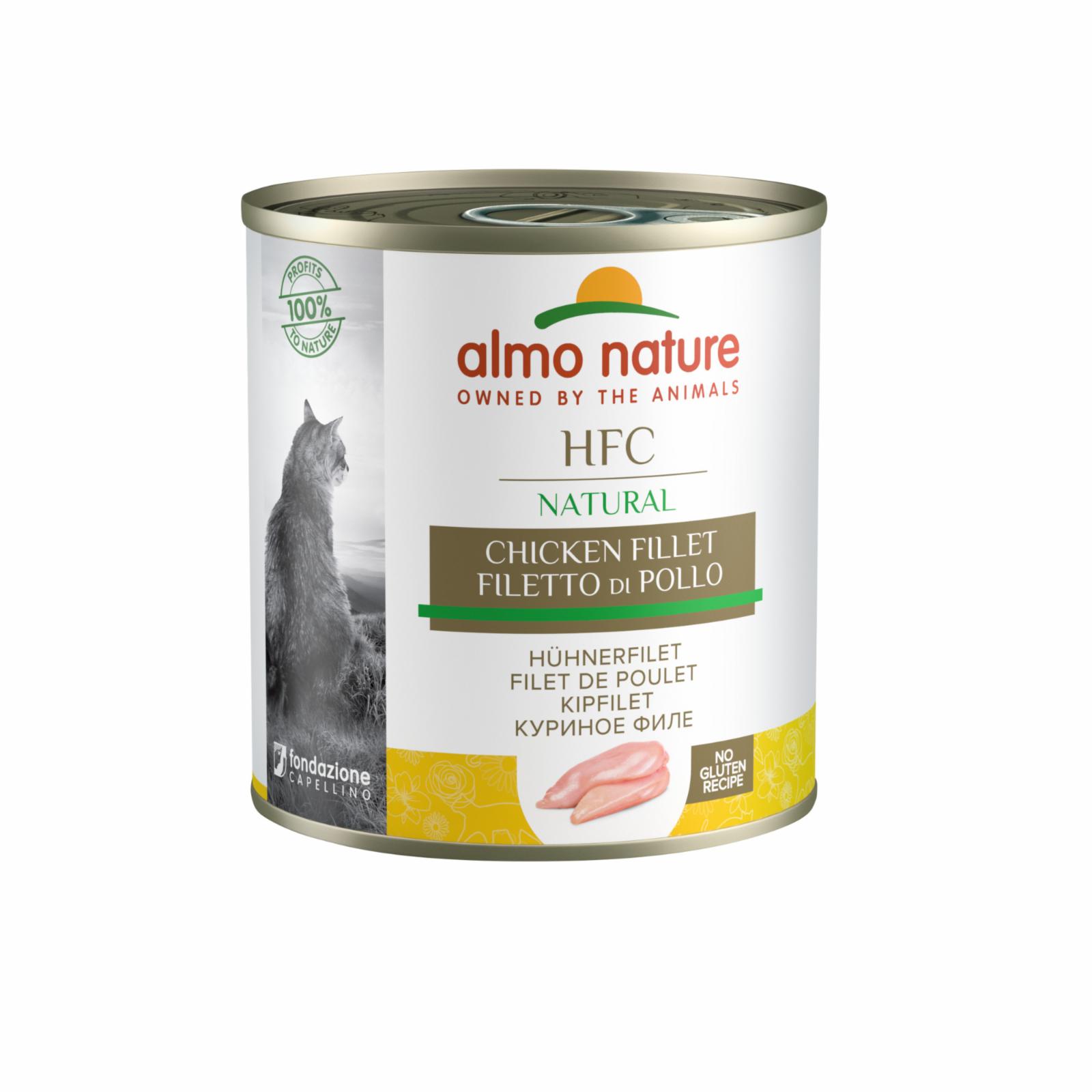 Almo Nature консервы консервы для кошек с куриным филе, 50% мяса (12шт х 280 г)