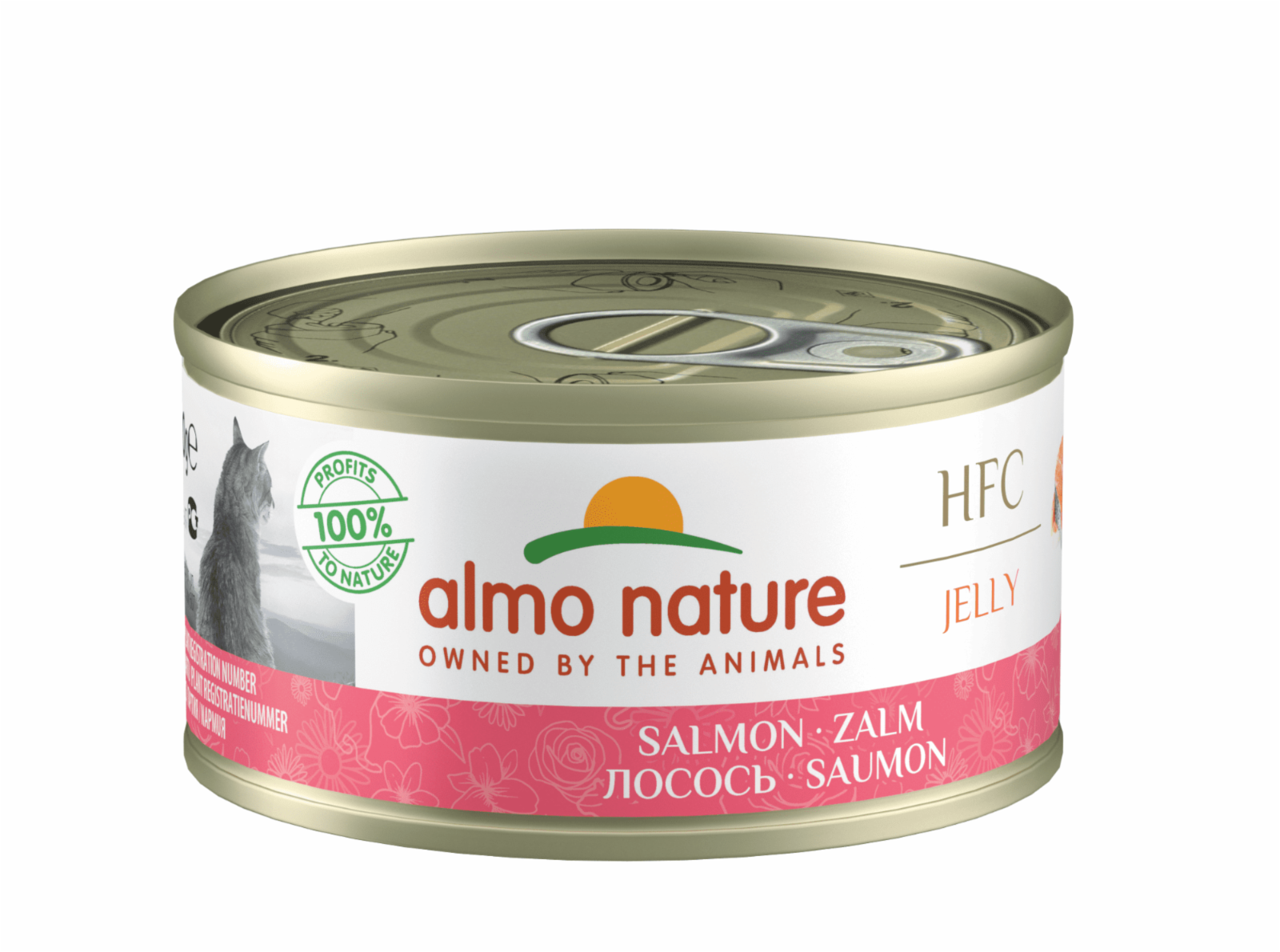 Almo Nature консервы консервы с лососем желе для кошек (1 шт, 70 г)