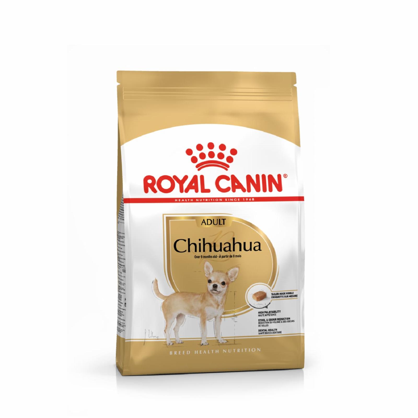 Сухой корм Royal Canin корм сухой для взрослых собак породы Чихуахуа от 8 месяцев, Chihuahua Adult (500 г)