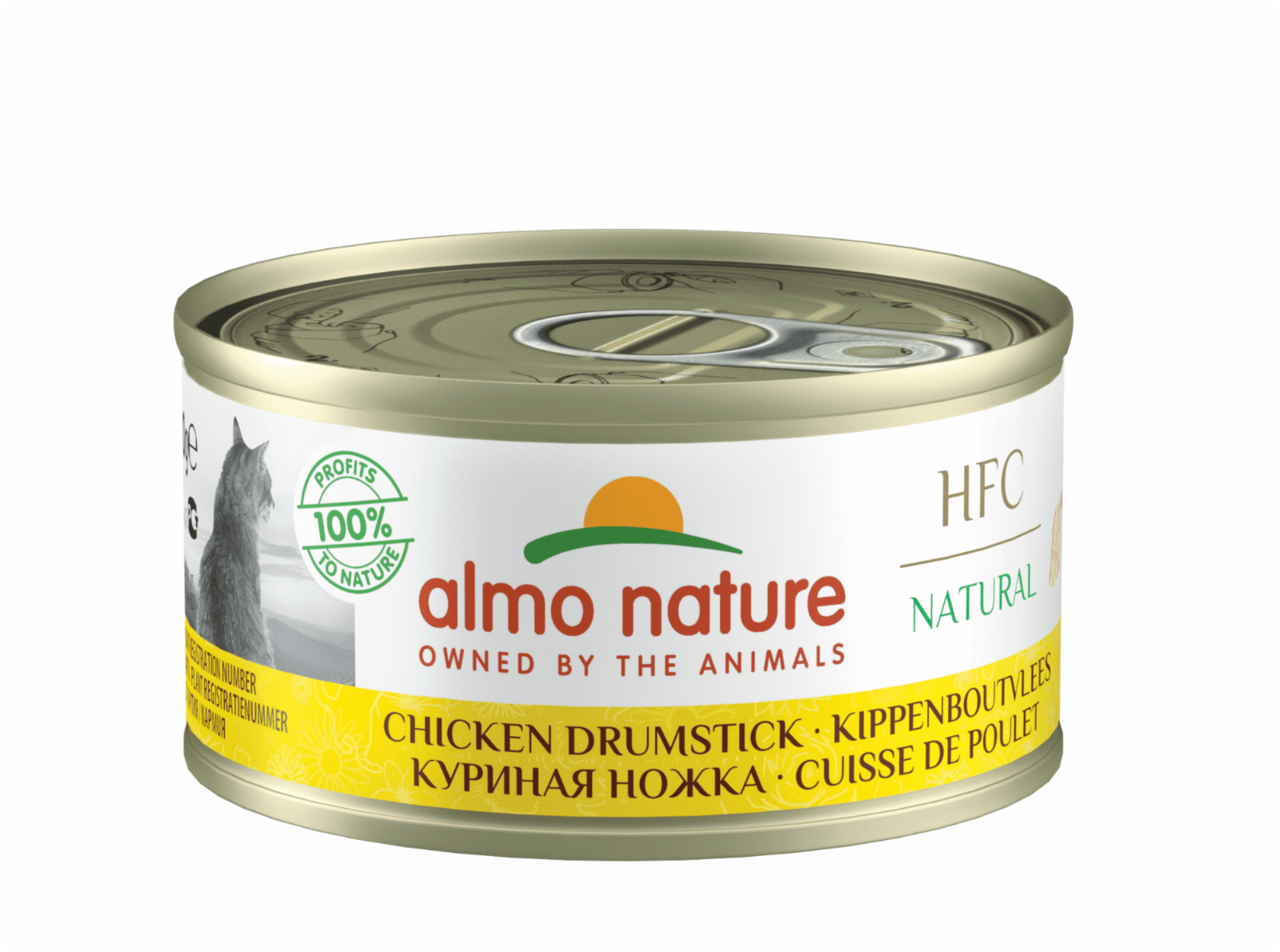 Almo Nature консервы консервы для кошек Аппетитные Куриные бедрышки, 75% мяса (1 шт, 70 г)