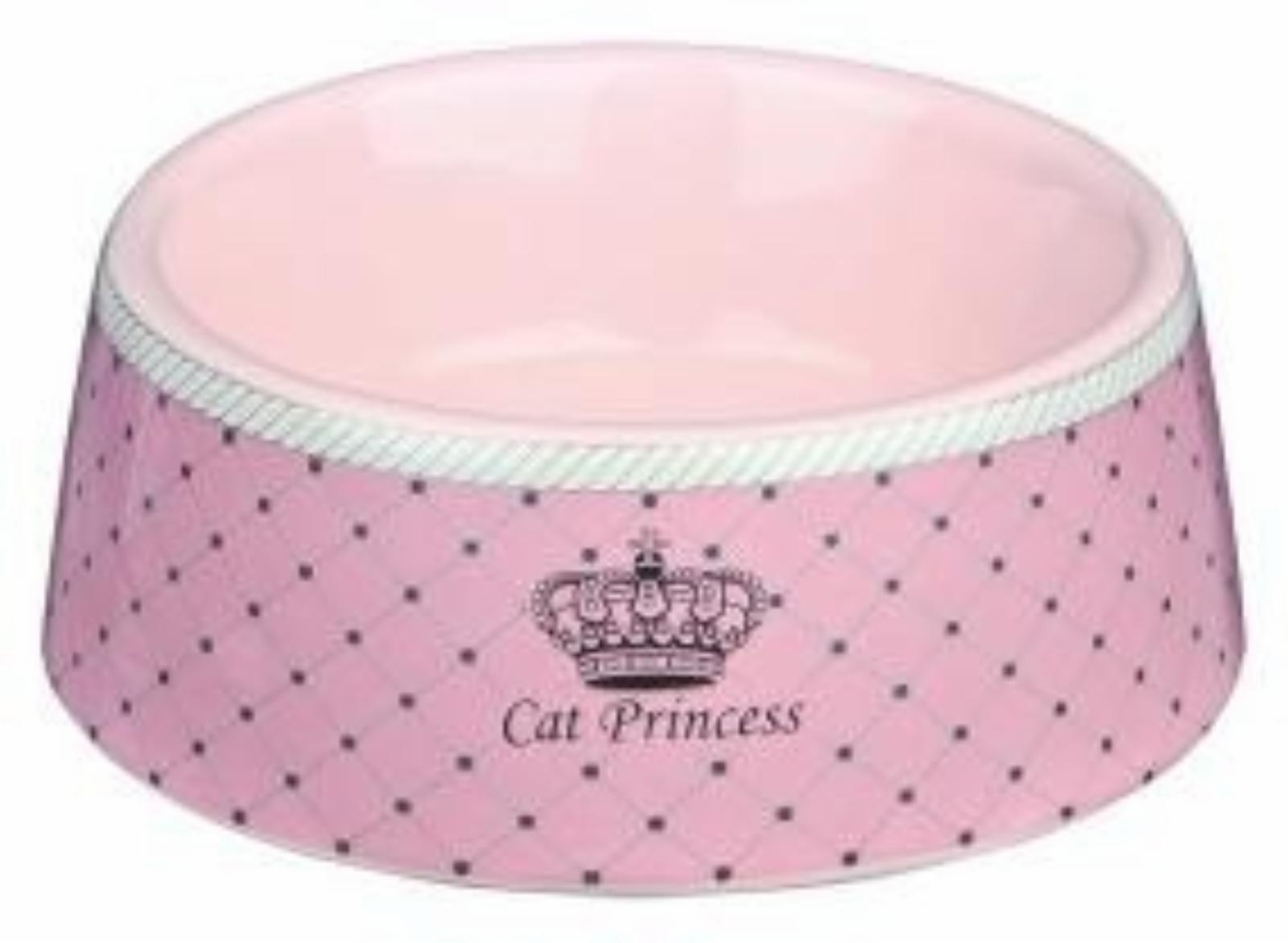 Trixie миска для кошек Princess, 0.18 л, ø 12 см, керамика, розовый (310 г)