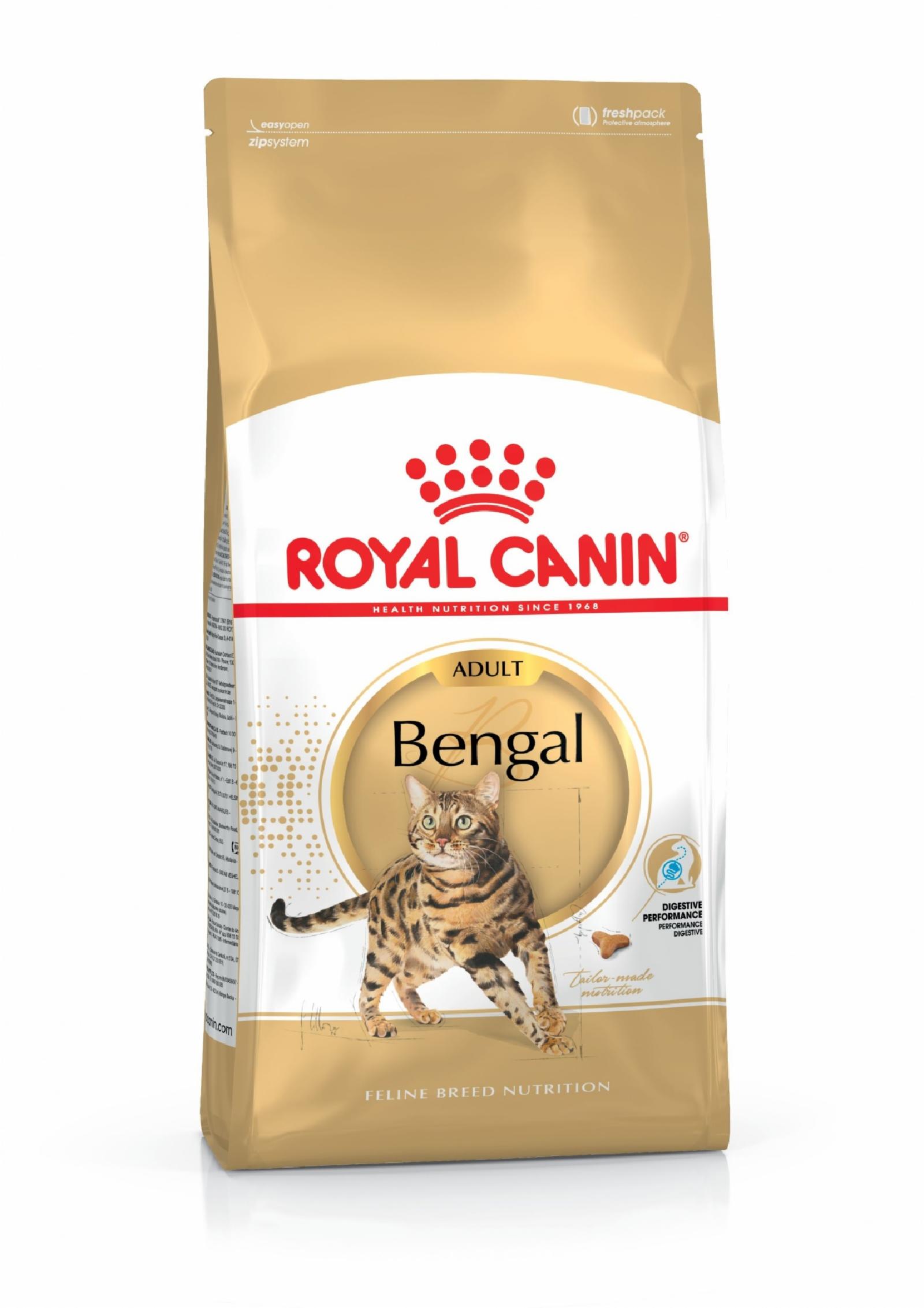 Royal Canin корм сухой полнорационный сбалансированный для кошек бенгальской породы старше 12 месяцев, Bengal Adult (400 г)