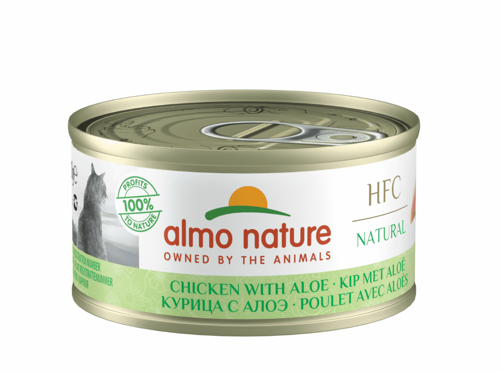 Almo Nature консервы низкокалорийные консервы для Кошек Курица с алоэ (1 шт, 70 г)