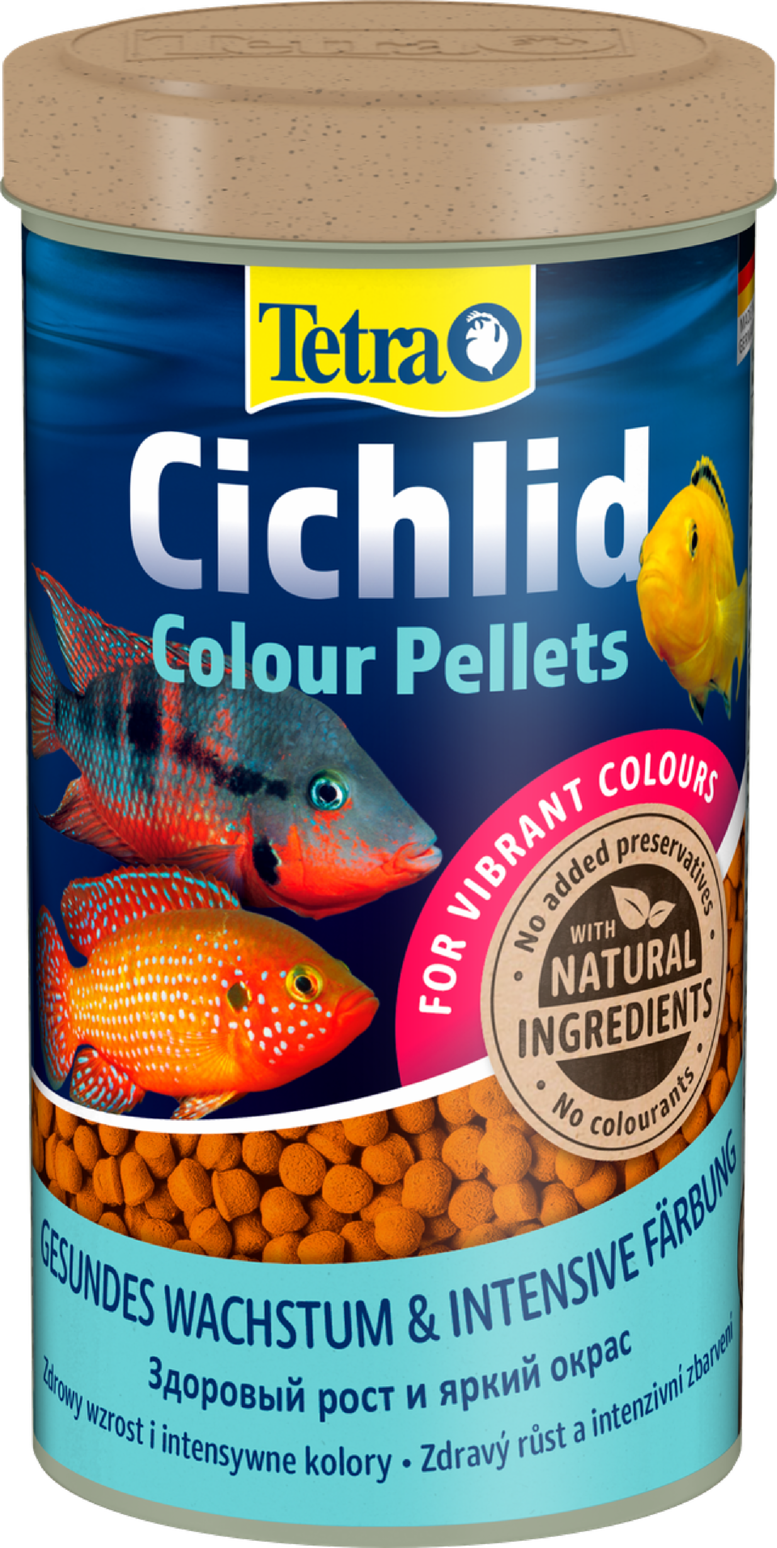 Tetra (корма) корм усиливающий окраску цихлид. мульти шарики Cichlid Colour 500 ml (165 г)