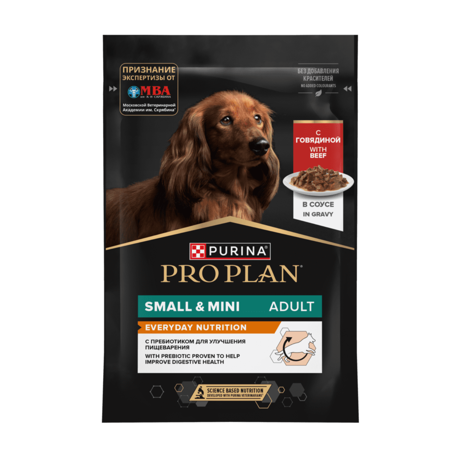   Petshop PRO PLAN® (паучи) влажный корм для собак мелких и карликовых пород с говядиной EVERYDAY NUTRITION (85 г)