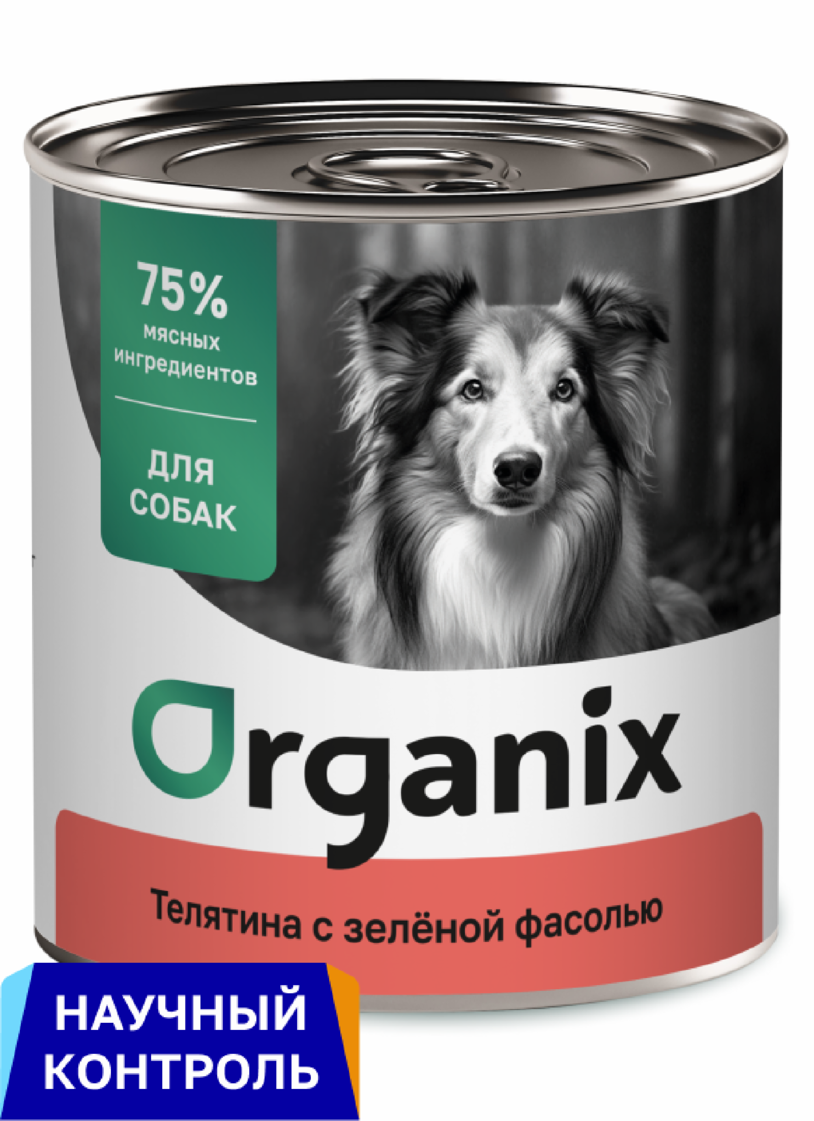 Organix консервы для собак Телятина с зеленой фасолью (100 г)