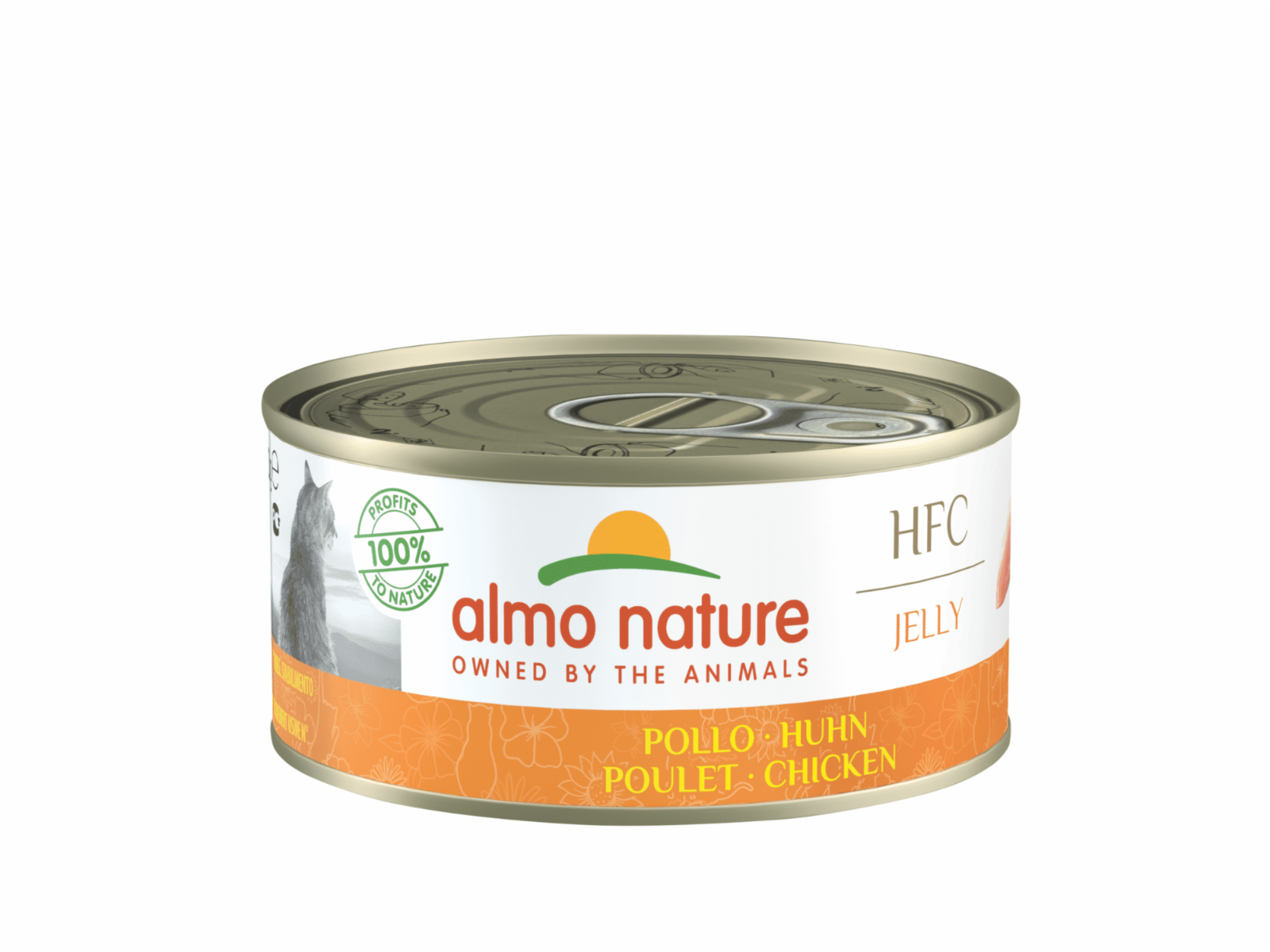 Almo Nature консервы консервы для кошек, курица в желе, 55% мяса (150 г)