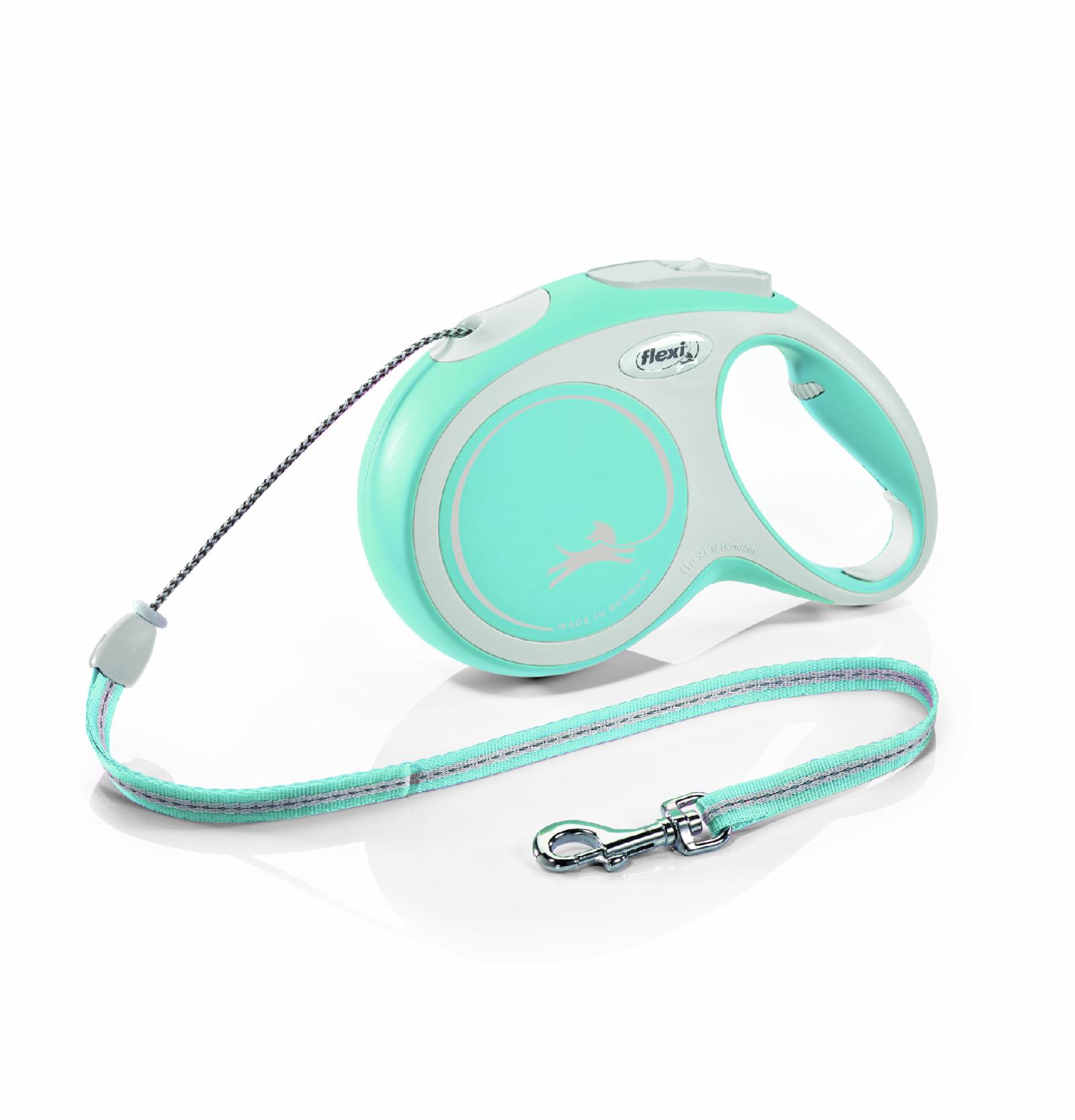 flexi рулетка-трос для собак до 20кг, 8м, голубая (New Comfort M Cord 8m light blue) CF20C8.251.HBL.20 (M)