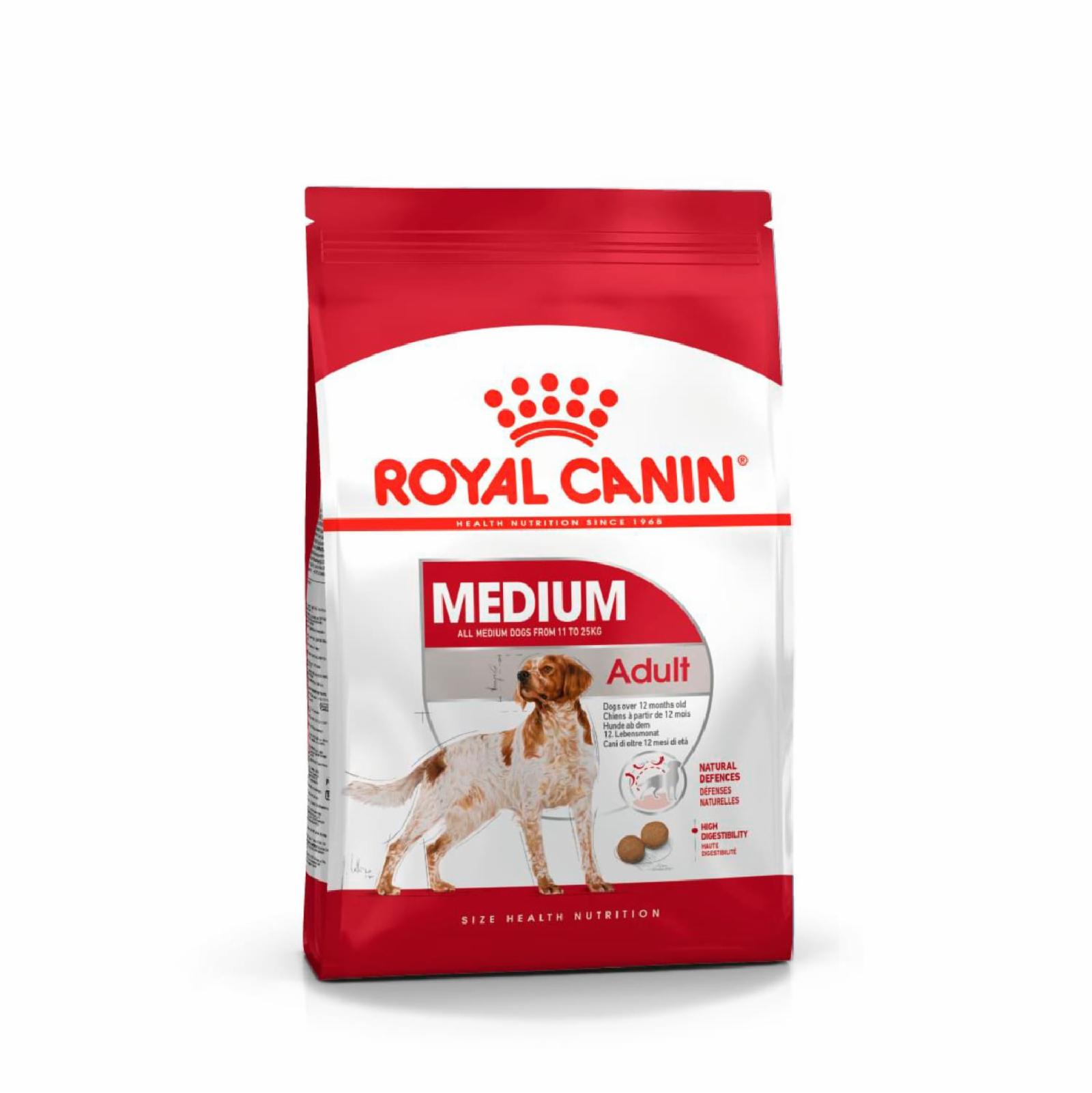 Сухой корм  Petshop Royal Canin корм сухой для взрослых собак средних размеров от 12 месяцев до 7 лет, Medium Adult (15 кг)