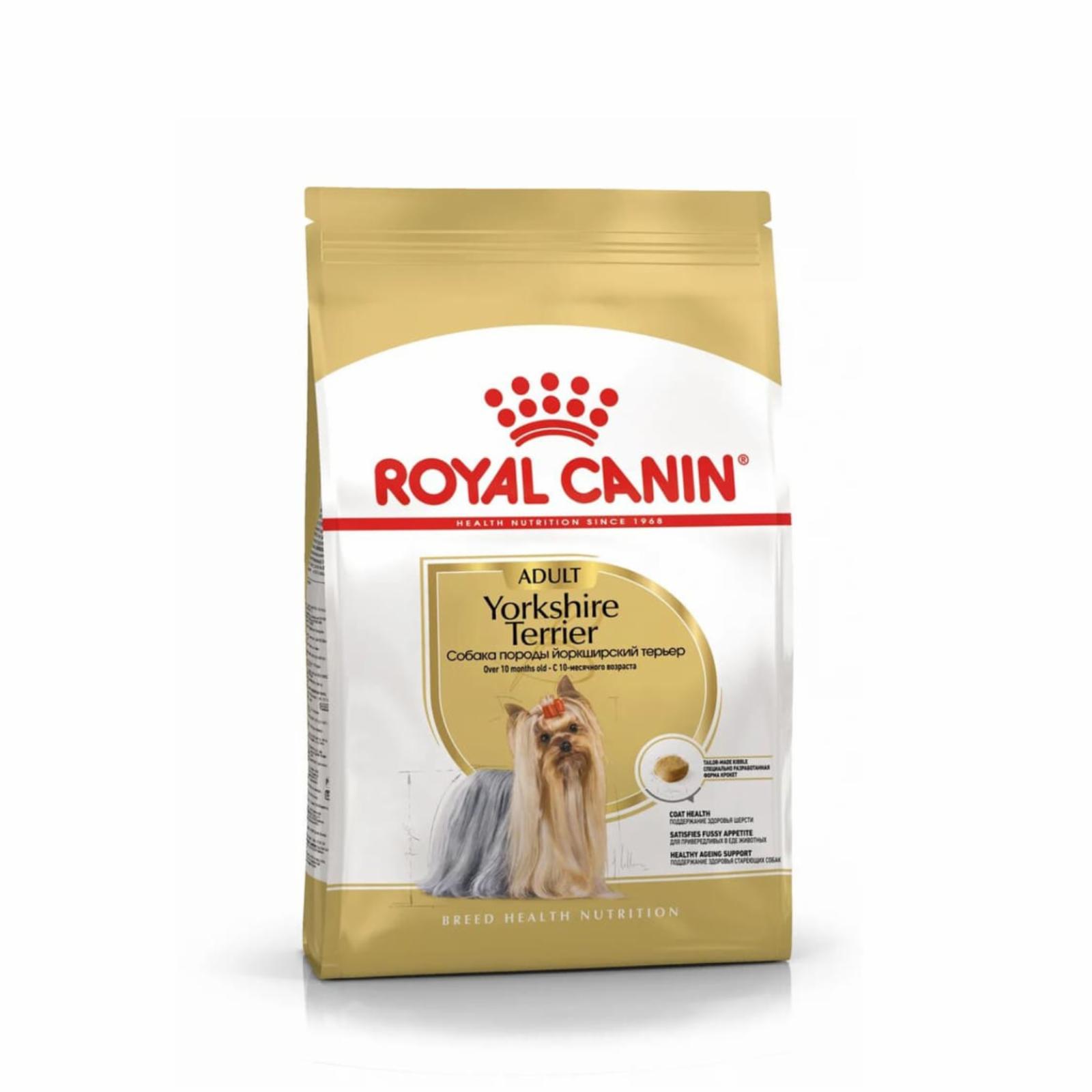 Сухой корм Royal Canin корм сухой для взрослых собак породы Йоркширский Терьер от 10 месяцев, Yorkshire Terrier Adult (1.5 кг)