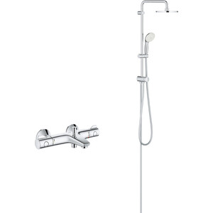 Термостат для ванны Grohe Grohtherm 800 с душевым гарнитуром, хром (34576000, 27389002)