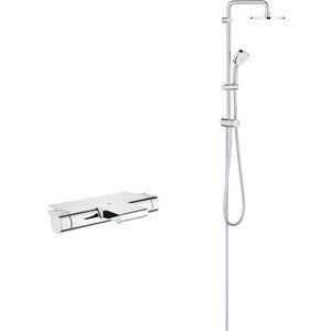 Термостат для ванны Grohe Grohtherm 2000 с душевым гарнитуром, хром (34464001, 27394002)