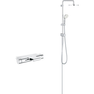 Термостат для ванны Grohe Grohtherm 2000 с душевым гарнитуром, хром (34464001, 27389002)