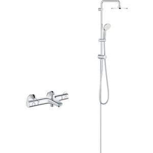 Термостат для ванны Grohe Grohtherm 800 с душевым гарнитуром, хром (34567000, 27389002)