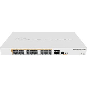 Коммутатор MikroTik CRS328-24P-4S+RM 24G 4SFP+ 24PoE+ 450W управляемый