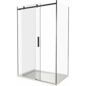 Душевой уголок Good Door Galaxy WTW+SP 150x100 прозрачный, черный