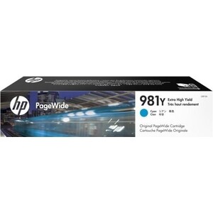 Расходные материалы  Техпорт Картридж HP 981Y Cyan Original PageWide (L0R13A)