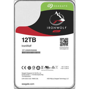 Жесткий диск Seagate Original SATA-III 12Tb ST12000VN0008 NAS Ironwolf (ST12000VN0008)