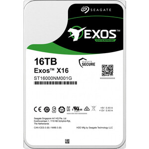 Жесткий диск Seagate Original SATA-III 16Tb ST16000NM001G Exos X16 512E (ST16000NM001G)