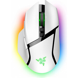 Мышь беспроводная Razer Basilisk V3 Pro white (bluetooth/ радиоканал /USB, оптическая, 30000dpi) (RZ01-04620200-R3G1)