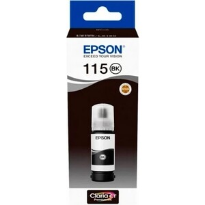 Расходные материалы Контейнер с чернилами Epson 115 C13T07C14A, 70 мл, 6700 к., черный