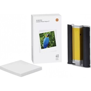 Расходные материалы  Техпорт Бумага Xiaomi для фотопринтера Instant Photo Paper 3'' (40 Sheets) SD30 (BHR6756GL)