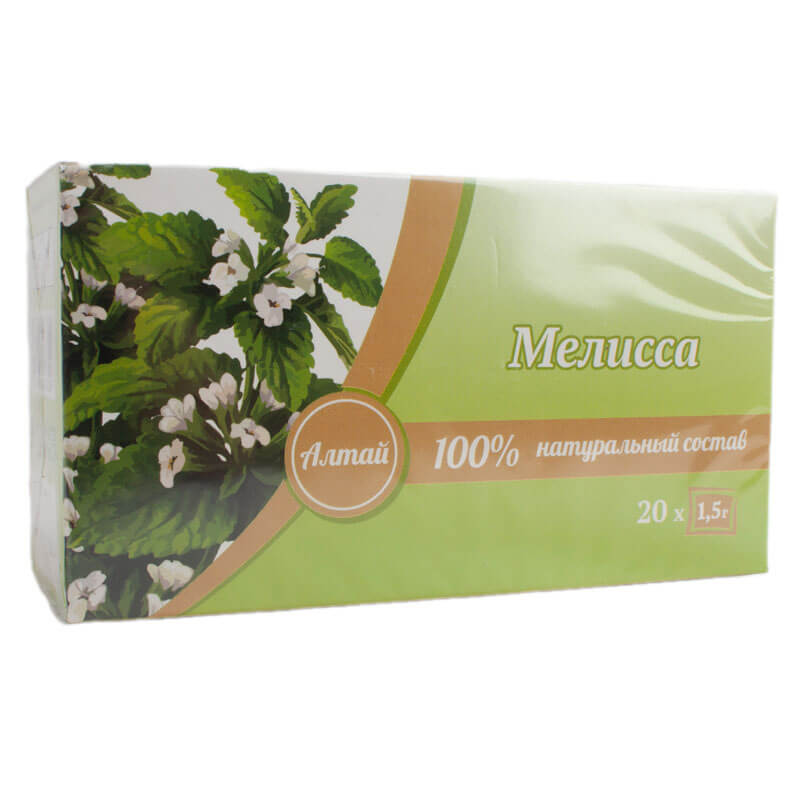 Травяные сборы Мелисса, фильтр-пакеты 1,5 г №20, КИМА