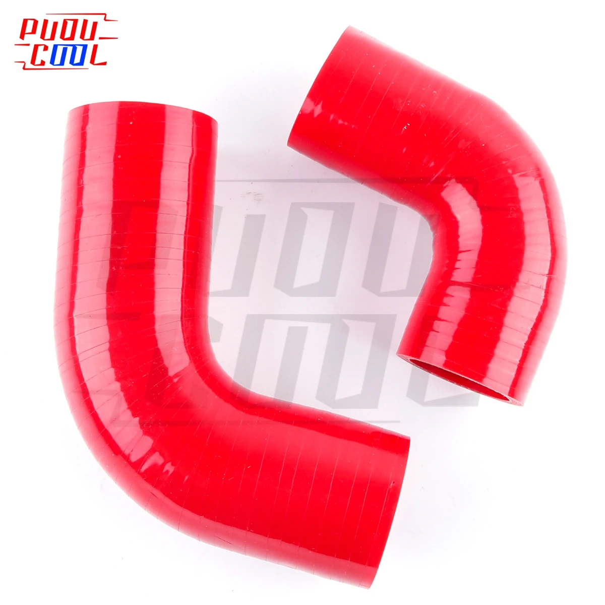 Intercooler Hose For 1986-1991 Mazda RX7 RX-7 FC3S 13B 1.3L 13B-DEI Turbocharged S4 S5 87 88 89 90 Boost Silicone Tube Kit 2Pcs