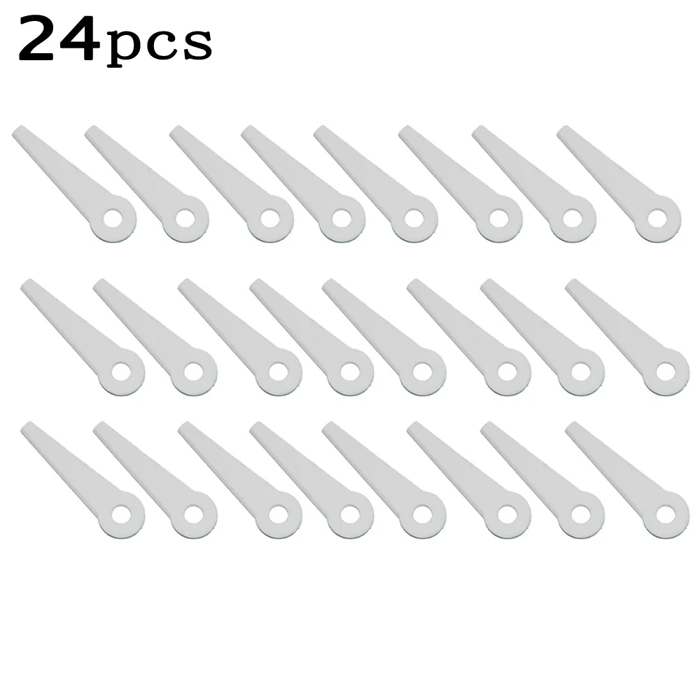 Tool Parts  AliExpress 24pcs Replacement Plastic Cutting Leaves   For Stihl Polycut 6-3,20-3,10-3,41-3 Garden Mower Spare Parts