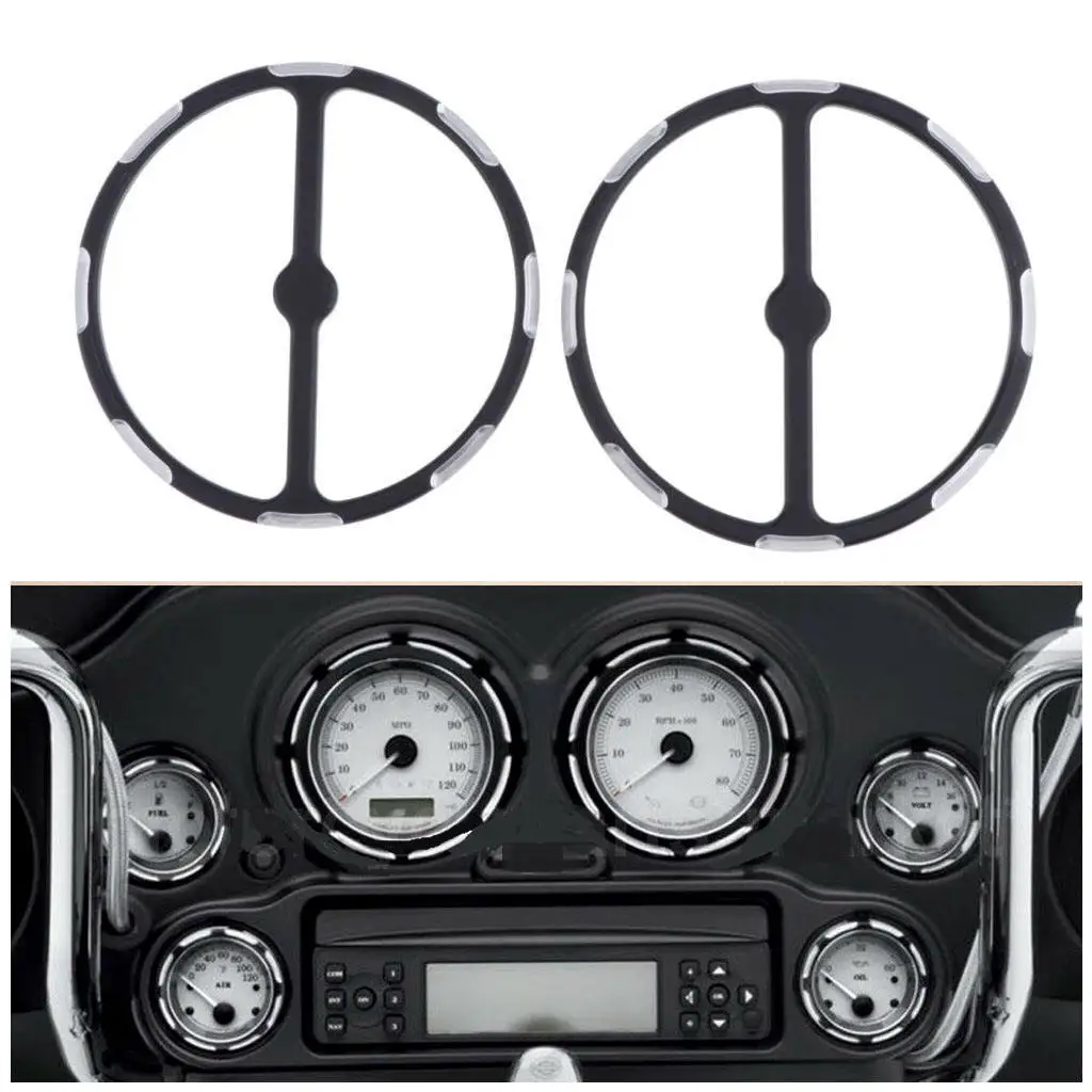   AliExpress 2pcs Aluminum Round Speaker Trim Ring Grille Cover for Harley Touring