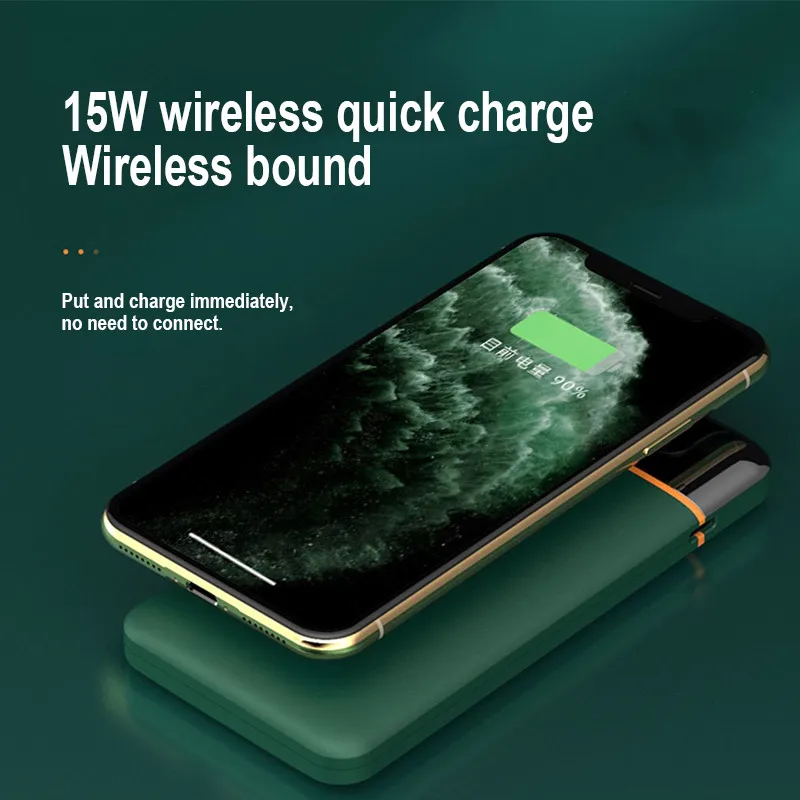 2022.Wireless Power Bank 20000mAh 22.5W Super Fast Charging Portable Mini Powerbank Phone External Battery Charger Auxiliary