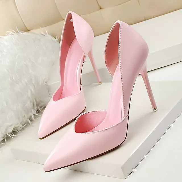 shoes 2022 hot fashion super high heel women pumps pointed hollow shallow mouth heel ladies shoes woman