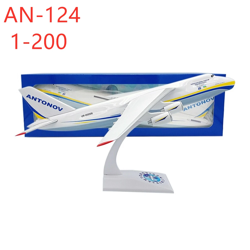 1/200 Antonov An-124 AN124 Blizzard Space Shuttle Antonov 124 Aircraft Model Diecast Toy Airplane For Fans Collection Souvenir