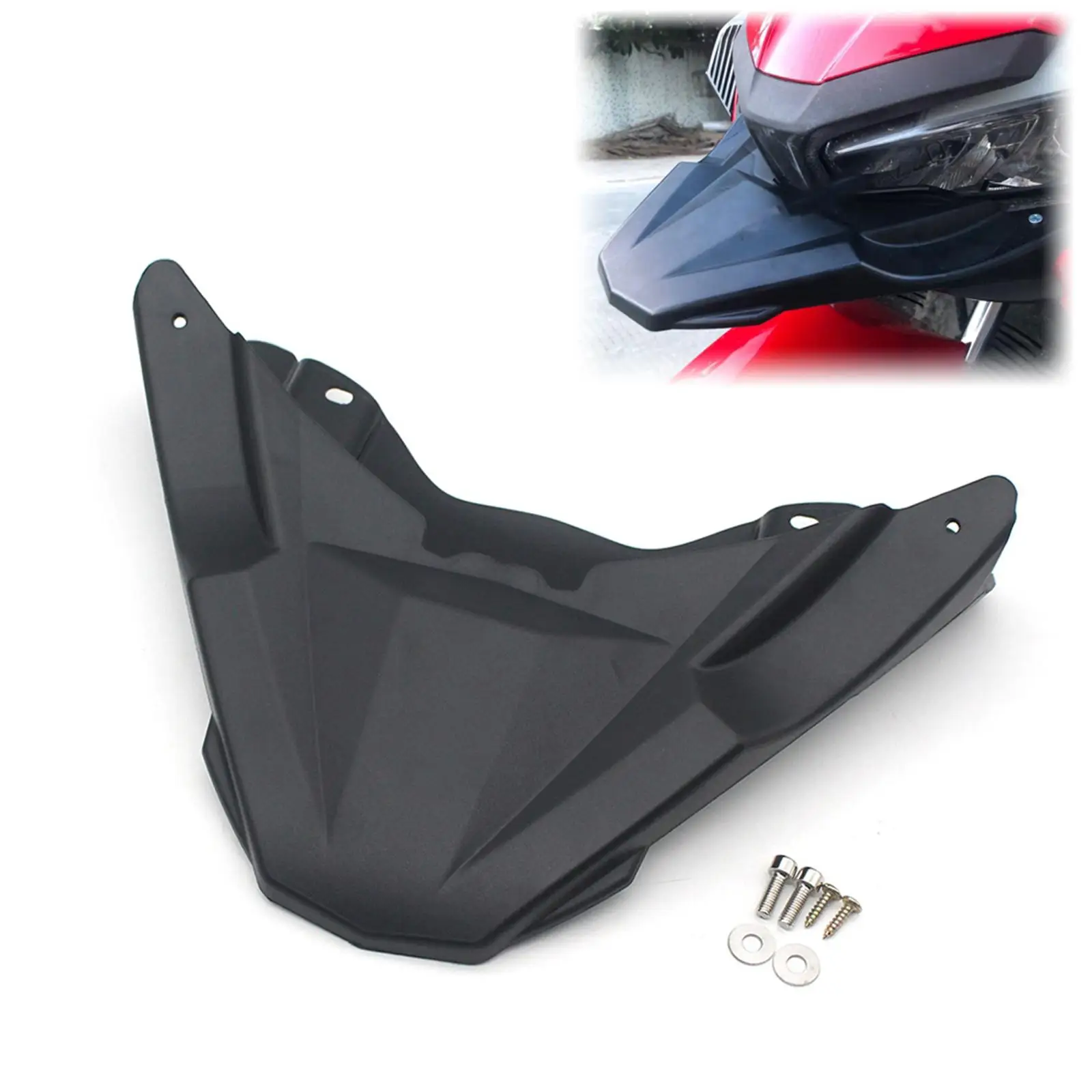 Ornamental & Cleaning & Protection Front Wheel Fender Cover Beak Nose Fairing Cone Extension Guard for Honda  2019 2020, Enhancing design