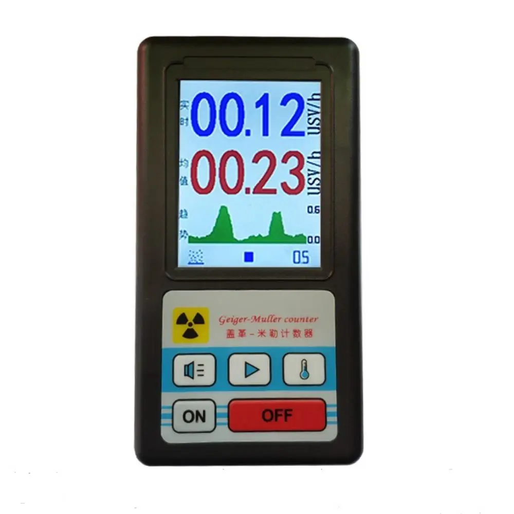 BR-6 Handheld Geiger Counter Nuclear Radiation Detector Personals Radiation Dosimeter Marble Detectors Beta Gamma X-ray Tester