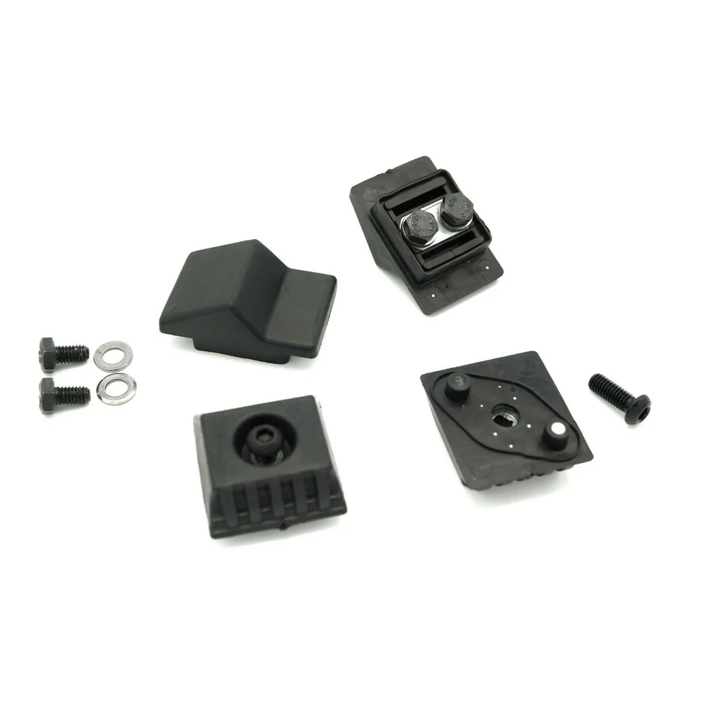 Screw Trunk Stop Buffer 4 Pieces Black Zinc Alloy For Mercedes W124 A124 C124 1247580144 A1247580044 1247580044