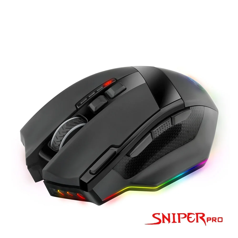 Redragon Sniper Pro M801P RGB USB 2.4G Wireless Gaming Mouse 16400DPI 10 buttons Programmable ergonomic for gamer Mice laptop PC