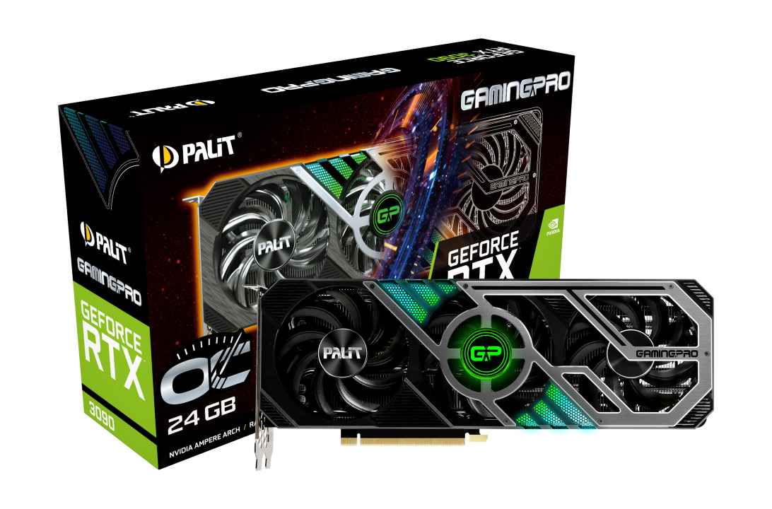 Видеокарта Palit GeForce RTX 3090 24 Б Retail
