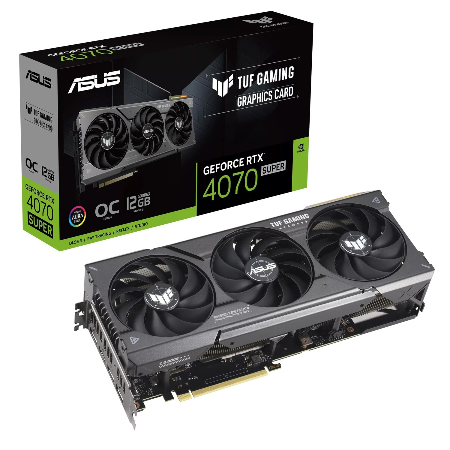 Комплектующие  Allsoft Видеокарта ASUS GeForce RTX 4070 Super 12 Б Retail