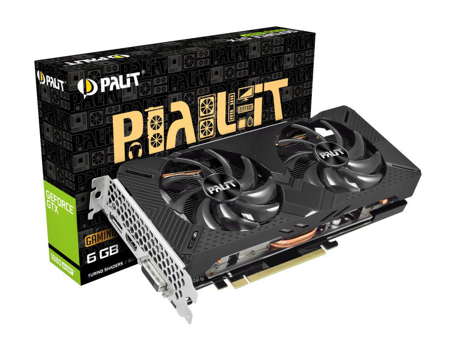 Видеокарта Palit GeForce GTX 1660 SUPER 6 Б Retail