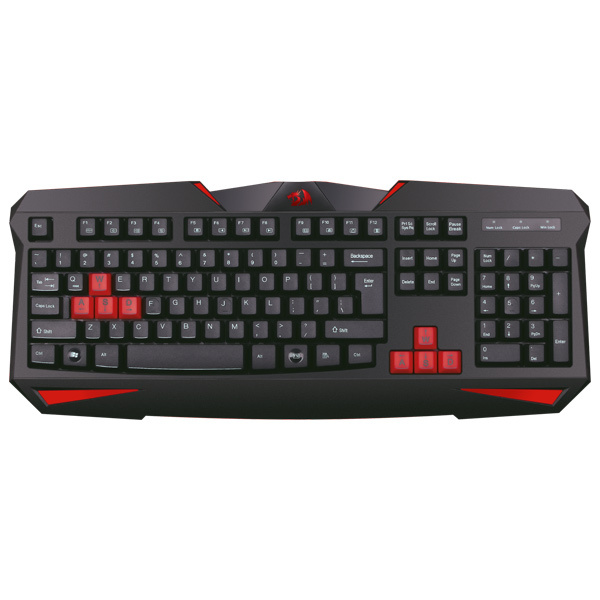Redragon Проводная игровая клавиатура Xenica RU,черный,начального уровня