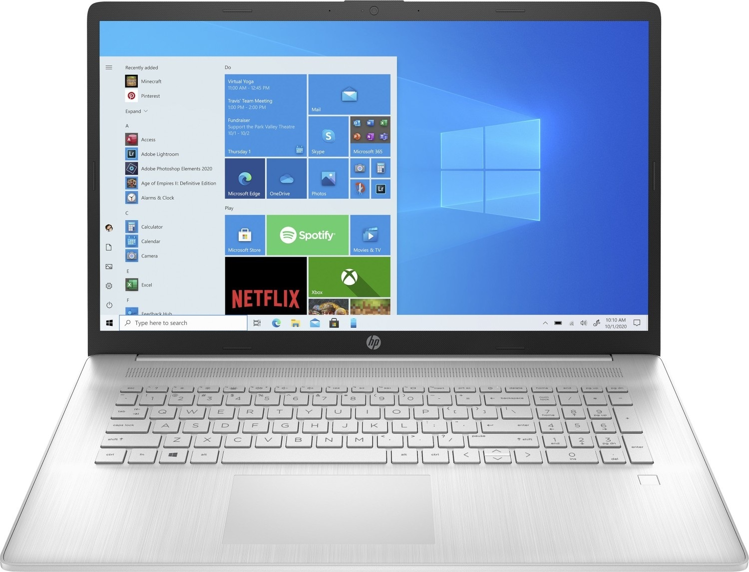 Ноутбук HP Inc. 17-cn3156mg Intel Core i5-1335U (серебристый)